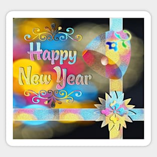 Happy New Year Sticker